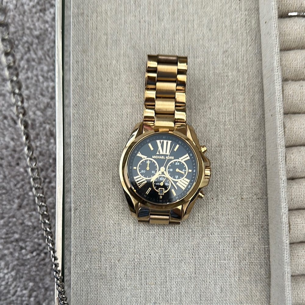 Michael Kors Gold and Black Watch